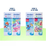 JORDAN Children's Toothpaste 75g Pack Kids Toothpaste