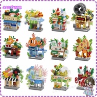 OWTWO City Building Blocks, Mini Building Blocks Mini Shop Blocks,  Micro Blocks Educational Toys Bi