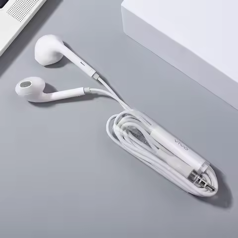 New Vivo 3.5mm Earphone In Ear Hifi Sport Wired Headset With Mic Earbuds For Vivo S7e y3s y5s y30 y5