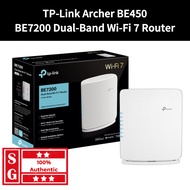 TP-LINK Archer BE450 BE7200 Dual-Band Wi-Fi 7 Router TP LINK Mesh WIFI 7 Router Mesh Dual Band Route