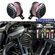 High Flow Air Filter Motorcycle Accesorios for Harley Davidson 883 Sportster 1200 48 72 CNC Plate Air Cleaner Intake System Kit