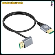 panda HDTV 2.1 8K Elbow HD Cable Portable TV Connection Line 8K@60Hz HDTV 90 Degree Right Angled Extension Cable Display