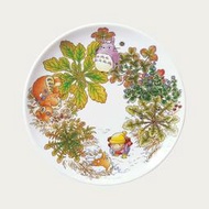 @凱蒂日式精品@宮崎駿 Totoro 龍貓 吉卜力 紀念瓷盤 日製精緻骨瓷盤 餐盤 水果盤 《季節編1-2月》