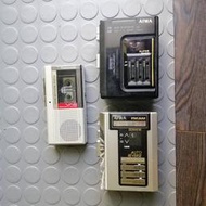 【魅客】懷舊之 AIWA 卡式隨身聽 HS-J370、HS-T36，Panasonic卡式錄音機 RN-111，品項如圖
