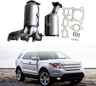LOMEEN BT4Z-5G232-C Catalytic Converter Bolts Gasket Compatible with Ford Edge 3.5L 3.7L 2011-2014，F