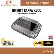 Infinity Kappa K600 Mono subwoofer car amplifier — 600 watts RMS x 1 at 2 ohms