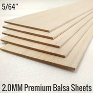 50CM Balsa Sheet 2 mm Light Wood Model Easy to Shape