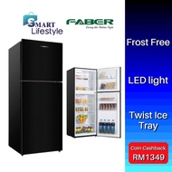 Faber Refrigerator Top Mount Freezer 2-Door Fridge (430L) LUSSO 432BK