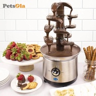 [PETSOLA] Electric Chocolate Fondue Fountain Machine Chocolate Melt Dipping Machine