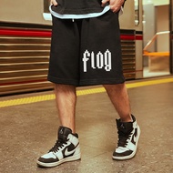 M-7XL Men Shorts Men's Clothing Short Pants Ready Stock Boy Drawstring Shorts Print Black Mens Sport