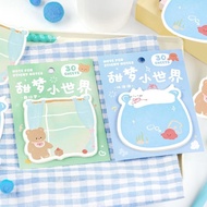 Sweet Dream Small World Post-it Notes Cartoon Cute Special-Shaped Post-it Notes Student Notes Note P