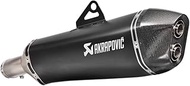 AKRAPOVIC S-B8SO6-HZAABL Muffler, E4 Specifications, Slip-On Titanium, Black, Muffler, For BMW F700G