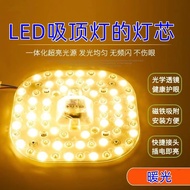 LED Ceiling Lamp Wick Round Lamp Panel Light Source Lamp Board Lamp Tube 12W18W24W36W Warm Light Yel