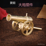 Brass Ornament Mini Cannon Brass Ornament Cannon Model Desktop Small Steel Cannon