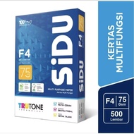Sidu A4 75 gsm HVS Paper Sidu (1 ream) Sidu HVS Paper/ 75 gsm HVS Paper/