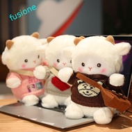 FUSIONEDGE Little Sheep Plush Toy Kids Toys Stuffed Animal Toy Plushie Dolls Sweater Sheep Animal Do