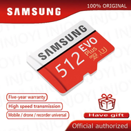 SAMSUNG EVO Plus 512GB 256GB Memory Card U3 4K Micro SD Card U1 SDHC Microsd UHS-I C10 TF Trans Flash Microsd