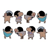 Crayon Xiaoxin Electric Car Reflective Decorative Creative Personality Warning Car Stickers Automoti