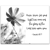 Book of Isaiah Bible Wall Decor, Book Bible Christian Quote Decor, Bible Verse Wall Print, Bible Quo