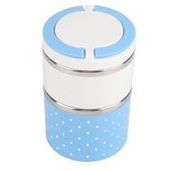 Bjiax Thermal Lunch Box Insulated Container Reusable  Leakproof