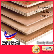 AWM PLYWOOD PAPAN 5mm 9mm Custom Cut Size plywood sheet wood panel papan lapis plywood untuk size besar big size