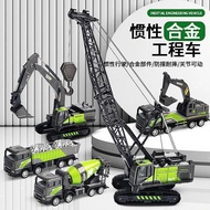 Children Alloy Engineering Vehicle Inertial Toys