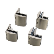 Glass Hinge Hinge Open Hole Wine Cabinet Cabinet Glass Clip Display Cabinet Glass Door Hinge Glass C