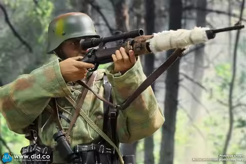 1/6 DID D80163 Series Soldier Ryan the Sniper Toys Model PVC Material 98K can't be Fired Fit 12" Act