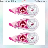 Plus Whiter Petit Correction Tape, 4mm, WH-814-3P, Pink, 3-Pack, 49-244 Tape width 4mm ,Tape width 4