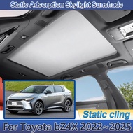 Sunroof Sunshade For Toyota bZ4X Accessories 2022 2023 2024 2025 EA10 Subaru Solterra Electrostatic 
