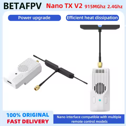 BETAFPV Nano TX V2 Module ELRS 2.4G 1W /915MHz 2W RF Module for T-LED Antenna ExpressLRS V3.3.0 for 