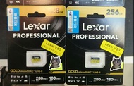 Lexar 128G V60 Professional 1800x Micro SDXC  UHS-II Card GOLD Series 128G