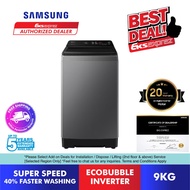 Samsung WA4000C Top Load Inverter Washing Machine  (9kg) WA90CG4545BDFQ with Ecobubble Washer
