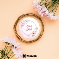 Zhitie - Custom Round Stickers with Wedding Name, Big Size Souvenir SWD-10
