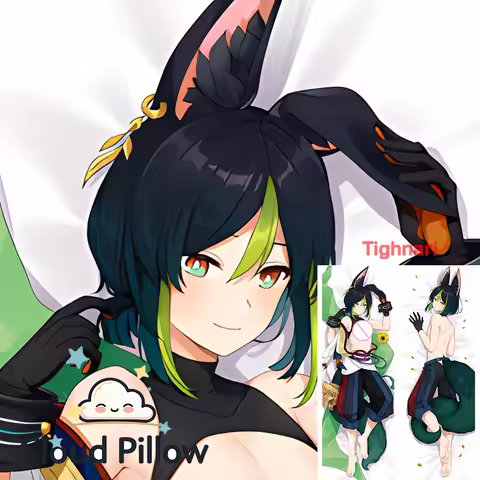 Dakimakura anime Tighnari Double-sided Print Life-size body pillows onahole pillowcase anime body pi