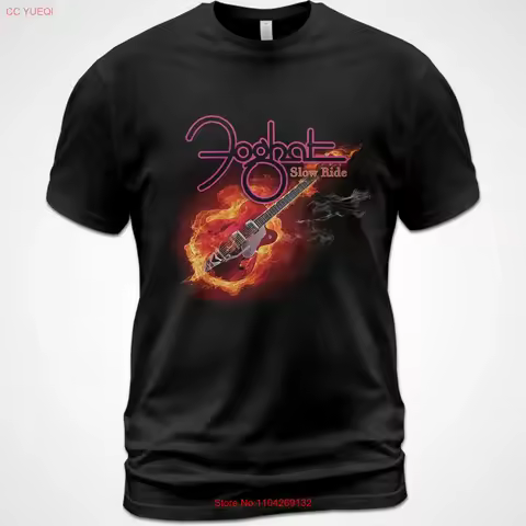 Cotton T shirt Foghat Slow Ride Album Roger Earl Bryan Bassett Dave Peverett vintage Washed Soft Sli