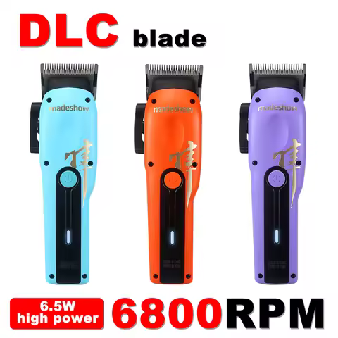 MADESHOW M15 Electric Hair Clipper DLC Blade 6800RPM 6.5W 2200mAh Low Noise for Salon Professional M
