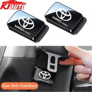 1/2pcs Toyota Yaris Cross Car Adjustable Seat Belt Clip Holder Magnetic safety belt Fixed For Yaris Cross AC200 2022 2023 2024 G V S HEV TRD GR Sport Gaoo Racing Accessories