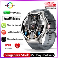 Smart Watch Men's Full Touch Screen Waterproof Bluetooth Call Ecg 710mah Battery Smart Watch