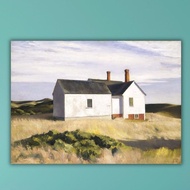 Edward Hopper House Canvas Wall Art Coastal Home Decor