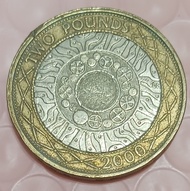 2000 England 2 Pound coin
