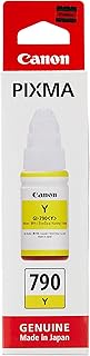 Canon GI 790 Y Original Yellow Standard Yield Ink Cartridge | Works with G1000/2000/3000/4000 | 0674C001AA