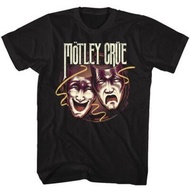 Motley Crue - Drama Masks - Short Sleeve - Adult - Men Cool Casual Pride T-Shirt