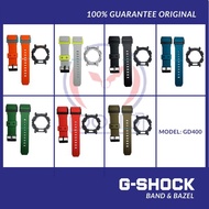 [ORIGINAL] G-SHOCK Gd400, Gd400 Biru Hijau Merah Hitam BAND AND BEZEL "bnb" Items CASIO 100% ORIGINA