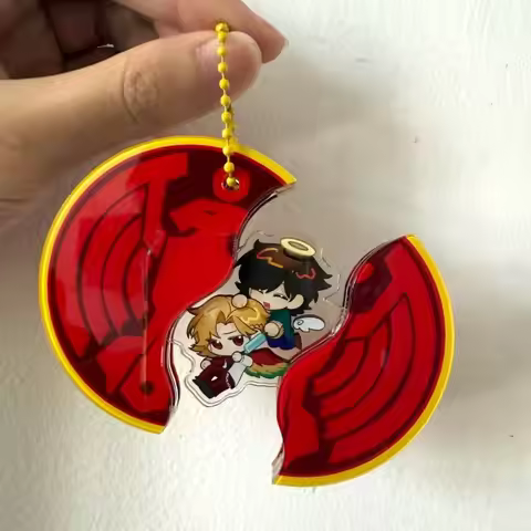 Kamen Eiji Hino Cosplay Anime KeyChain Mobile Acrylic Pendant Key Chain Decor Ornament Accesorios Ba