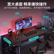 QM🍅 Two-Person Computer Desk Desktop Home Bedroom Modern Minimalist Gaming Table Desk Table and Chair Combination Set E-