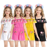 Traditional Folk Mexican Dress Women Girls Halloween Costume For Girl Mexico Carnival Party Family D