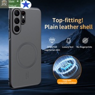 XHHsimpleCute Casing N52 strong magnetic suction leather phone case For Samsung S26 S25 S24 S23 Ultr