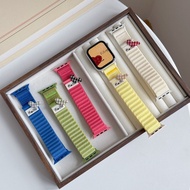 Apple Watch iWatch 愛心山地紋尼龍編織錶帶｜彈力運動Loop｜Ultra S11適用｜免費順豐智能櫃