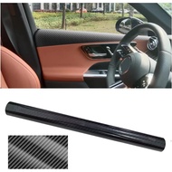 6D Carbon Fiber Tint Vinyl Wrap Film Roll, 1ft x 10ft Car No Bubble Wrap Film Sticker, Car Moto DIY 